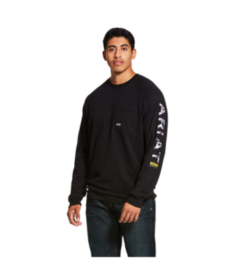 ARIAT MENS REBAR COTTON STRONG GRAPHIC TSHIRT