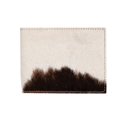 COWHIDE MENS BIFOLD WALLET