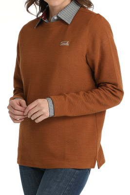 CINCH WOMEN'S COPPER SWEATER 