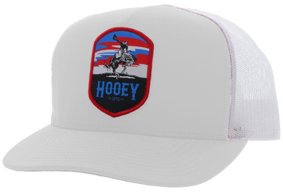 HOOEY WHITE CHEYENNE TRUCKER HAT 