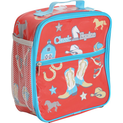 CLASSIC EQUINE KIDS LUNCHBOX - RED