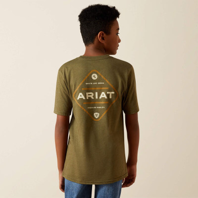 ARIAT YOUTH ROPED DIAMOND TEE