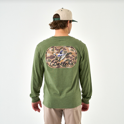 BURLEBO DUCKS FLYING IN LS OLIVE