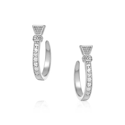 MONTANA SILVERSMITH RUSTIC SERENITY HOOP EARRINGS