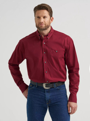WRANGLER 2369627 LS WINE SHIRT-WRANGLER George