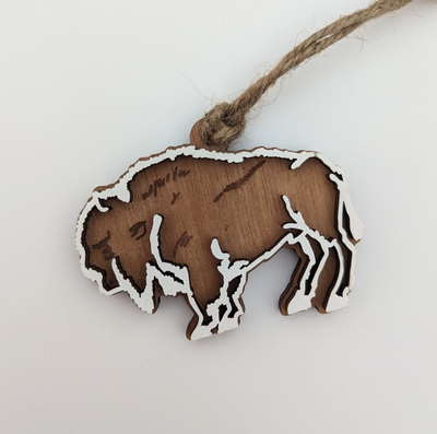 BUFFALO CHRISTMAS ORNAMENT