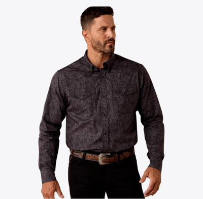 ARIAT MENS WRINKLE FREE BUTTON UP - ALLEN