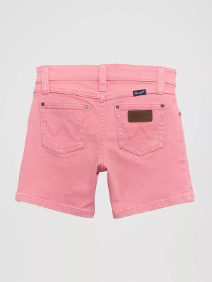 WRANGLER GIRLS LIGHT PINK DENIM SHORT