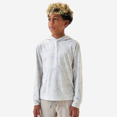 BURLEBO YOUTH PERFORMANCE HODDIE - DIGI IVORY CAMO