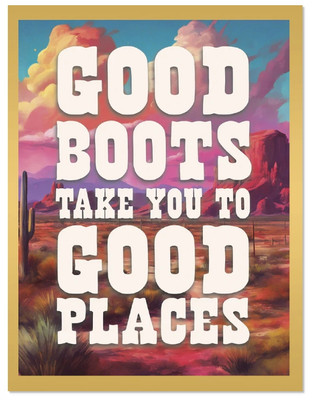 GOOD BOOTS TAKE YOU GOOD PLACES - ECOURAGMENT CARD 
