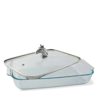 HORSE HEAD PYREX 3Q BAKING DISH