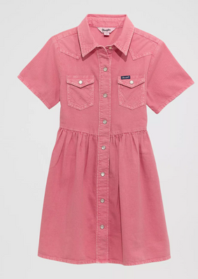 WRANGLER GIRLS PINK DRESS 