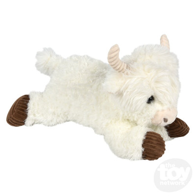 LAYING HIGHLAND PLUSHY - WHITE 