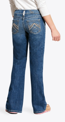 ARIAT GIRLS WHIPSTITCH BOOT CUT JEAN