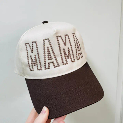 EMBROIDERED NEUTRAL MAMA HAT