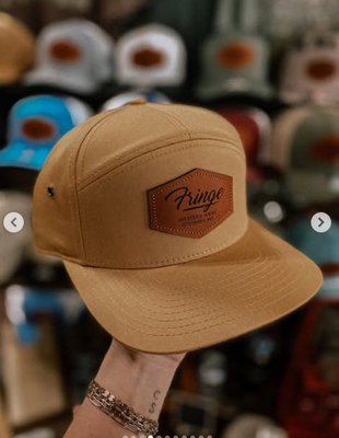 RICHARDSON 257 FRINGE CAP LEATHER CAP