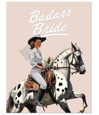BADASS BRIDE - WEDDING CARD 