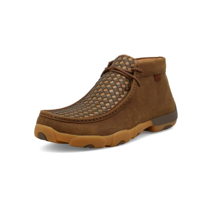TWISTED X MENS CHUKKA DRIVING MOC - EARTH&TAN 