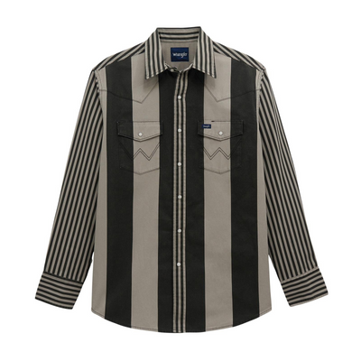 WRANGLER BLACK AND GREY BRUSHPOPPER