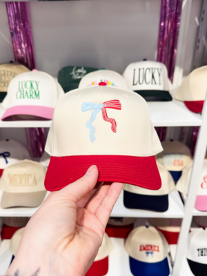4TH OF JULY BOW HAT