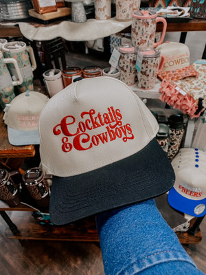 COCKTAILS & COWBOYS HAT