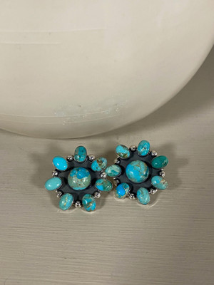 SOL TURQUOISE CUSTER POST EARRING