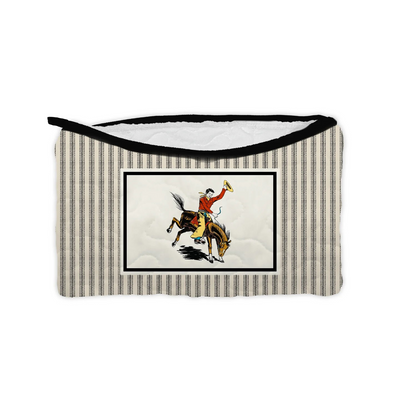 IDA MAE LAZY J MAKEUP BAG