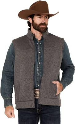 WRANGLER MEN'S GEORGE STRAIGHT KNIT VEST 