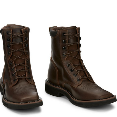 JUSTIN PULLEY 8'' WORK BOOTS