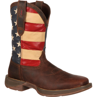 DURANGO MEN'S REBEL PATRIOTIC FLAG BOOTS
