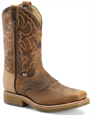DOUBLE H MEN'S STEEL SQUARE TOE