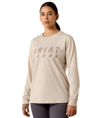 WOMENS ARIAT REBAR COTTON STRONG LOGO T-SHIRT