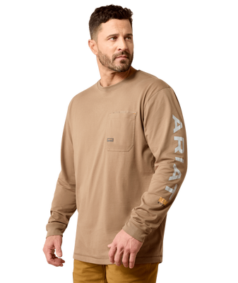 MENS ARIAT REBAR WORKMAN LOGO T-SHIRT