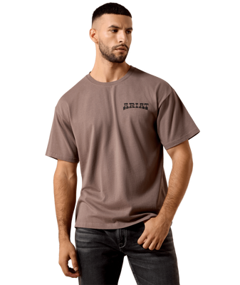 MENS ARIAT COWBOY APPROVED BOXY T-SHIRT