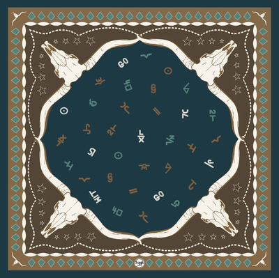 HOOKED SILK WILD RAG 