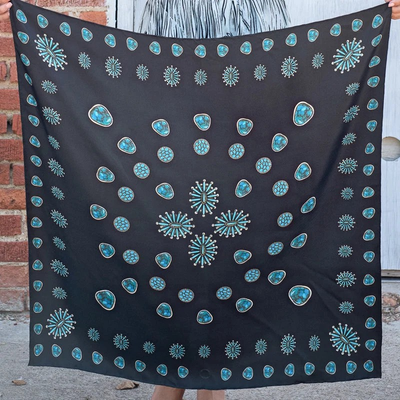 GALLOP SILK WILD RAG - 35 X 35