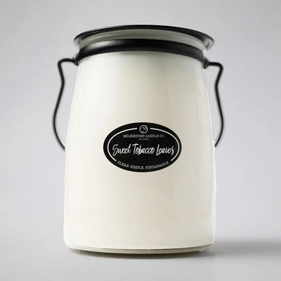 22 OZ SWEET TOBACCO LEAVES CANDLE 