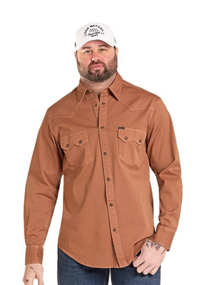 KOE WETZEL X ROCK AND ROLL LONG SLEEVE PEARL SNAP