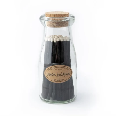MILK BOTTLE OF MATCHES
