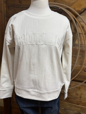 CINCH WOMENS CORDUROY RODEO SWEATER