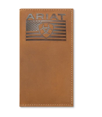 ARIAT RODEO FLAG EMBOSSED WALLET
