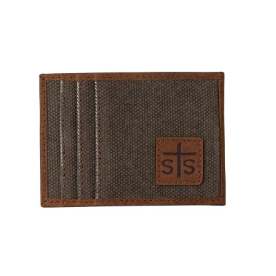 DARK CANVAS MONEY CLIP CARD WALLET DARK CANVAS MONEY CLIP CARD WALLET