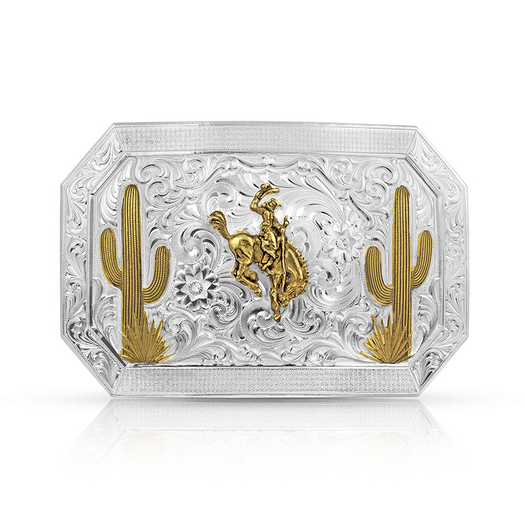 MONTANA DESERT JOY BUCKING HORSE BUCKLE