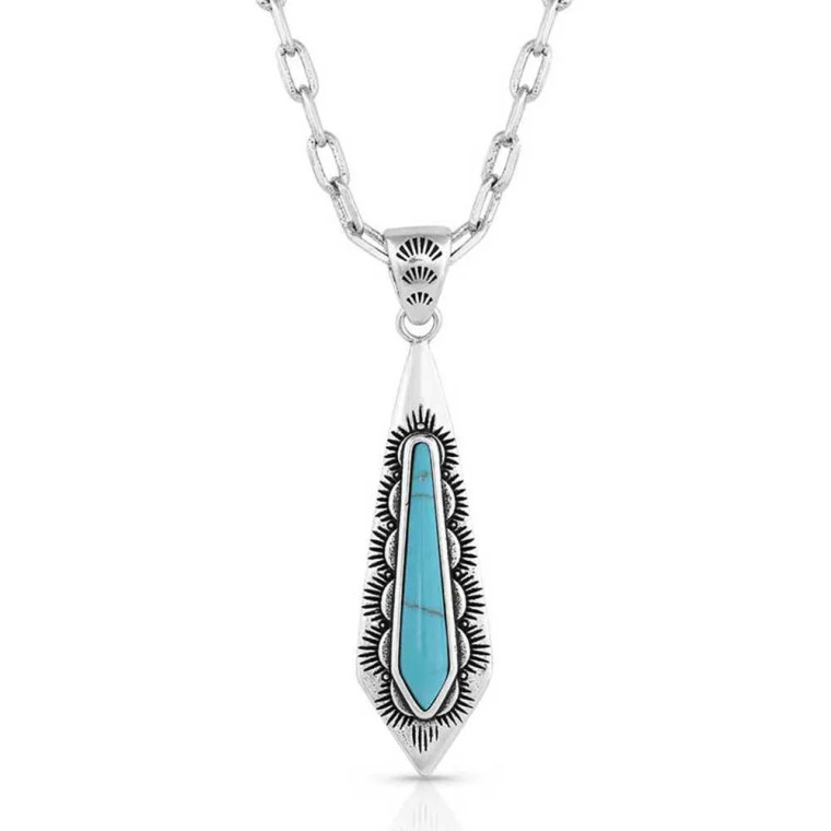 MONTANA SOUTHWEST TURQ STREAM NECKLACE