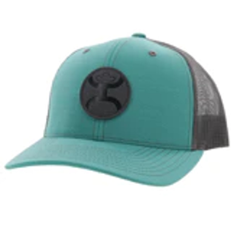 HOOEY "BLUSH" TEAL AND GREY CAP