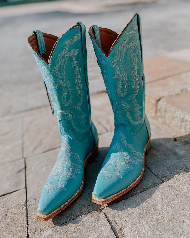 LUCCHESE TURQUOISE BOOT M5137 