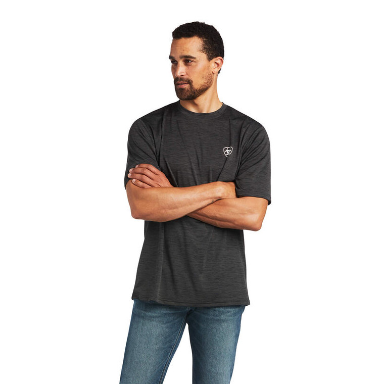 ARIAT MN CHARGER FLAG TEE