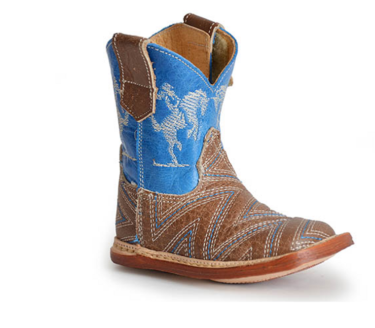 ROPER EMBROIDERED COWBABE BLUE BOOT