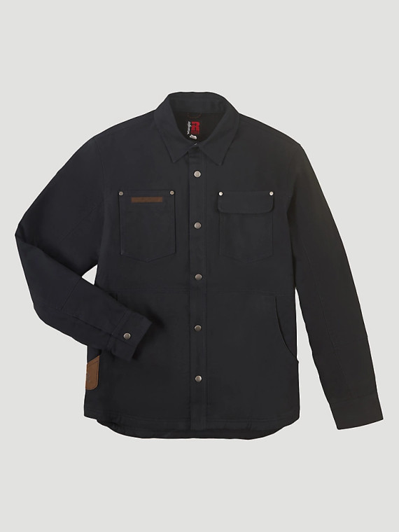 WRANGLER NAVY TWILL WORK SHIRT JACKET