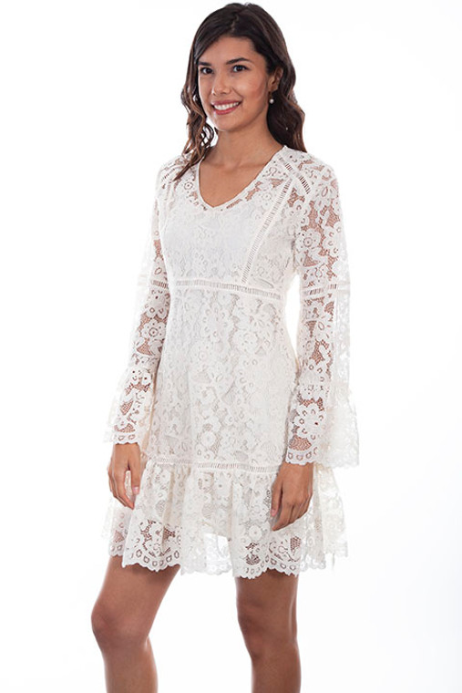 SCULLY LACE CREAM DRESS 
